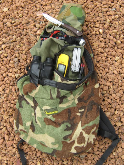 Not just any old daypack will do for bowhunting...