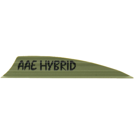 AAE Hybrid 2.0 Shield Cut Vanes OD Green 50 pk.