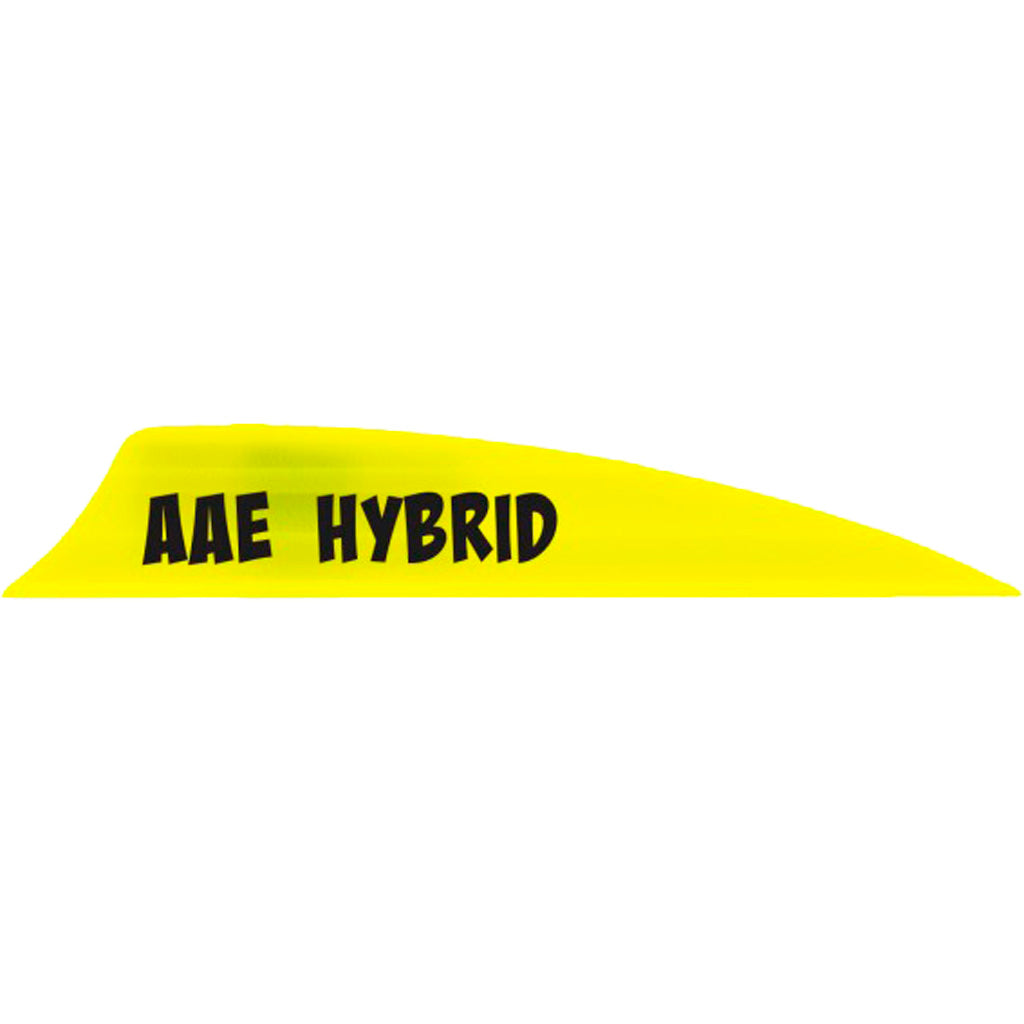 AAE Hybrid 2.0 Shield Cut Vanes Yellow 50 pk.