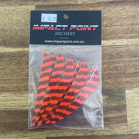 Right Wing 4in Parabolic Feather 12pk