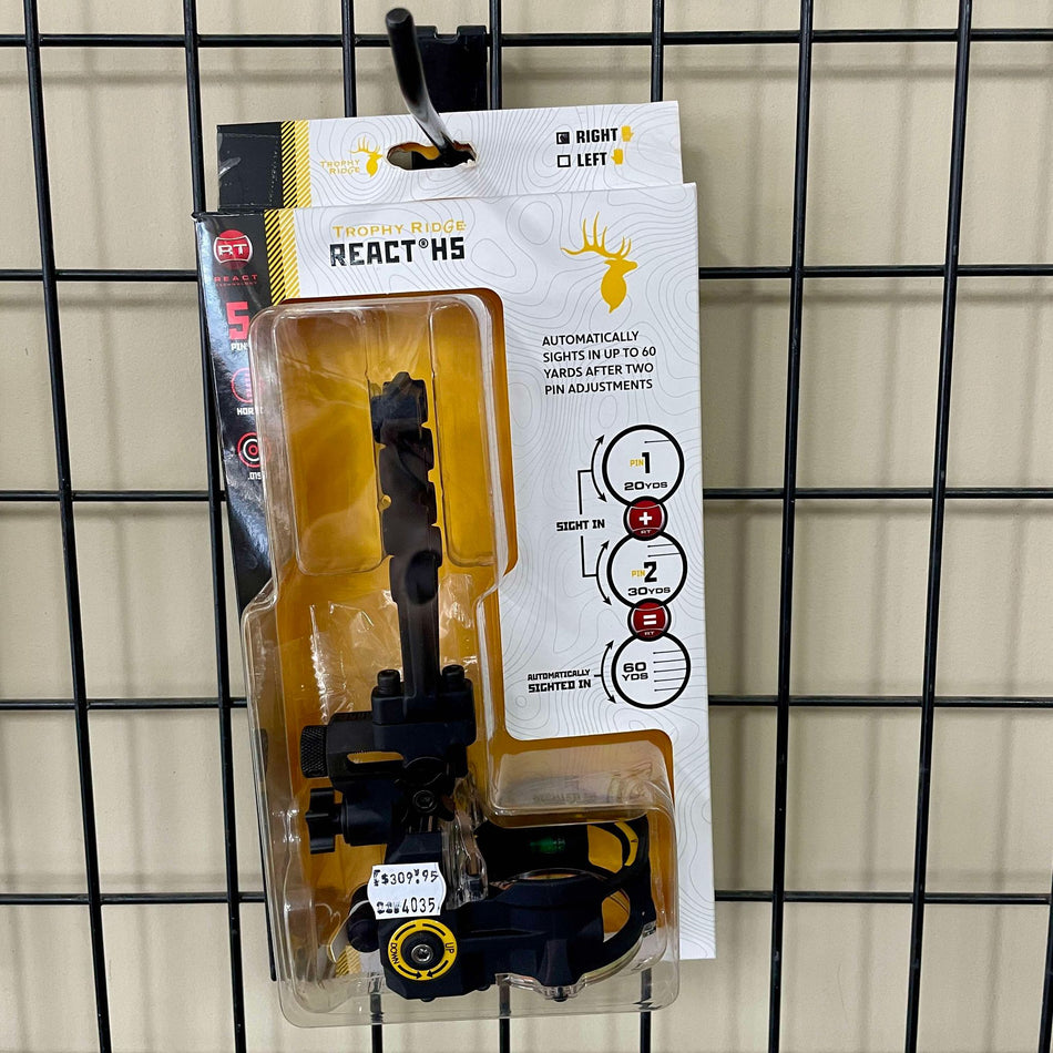Trophy Ridge React H5 Sight 5 Pin .019 LH