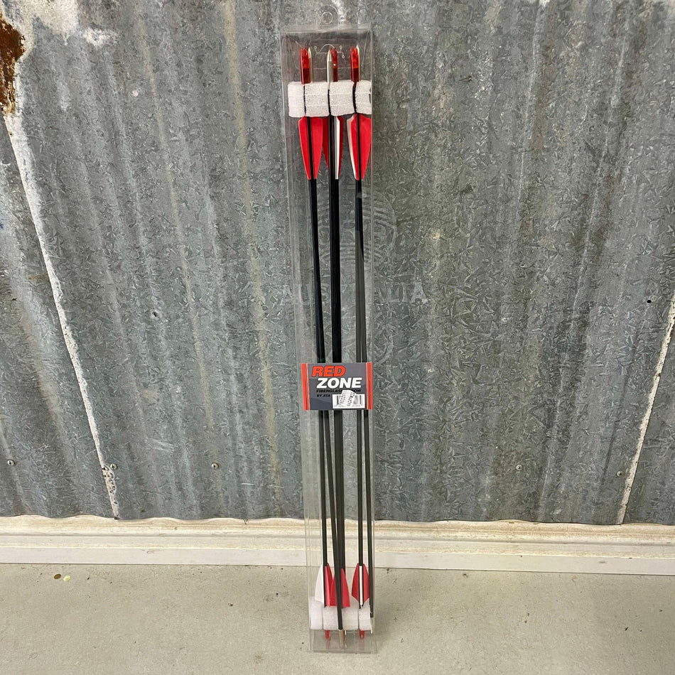 Redzone Fiberglass Arrows 6 pack