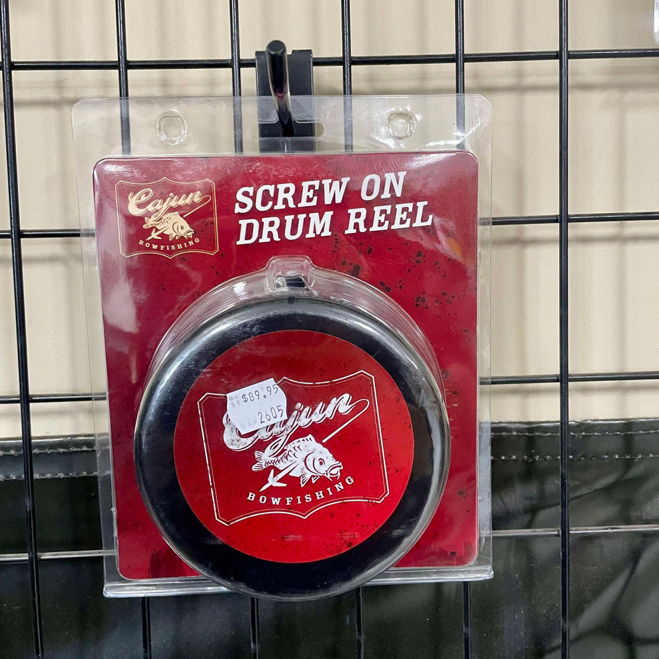 Cajun Screw-on Recurve Drum Bowfishing Reel