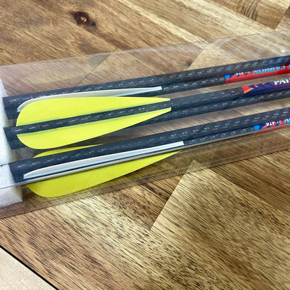 Patriot Carbon "Straight Fletch" 3K Black - 350 Spine