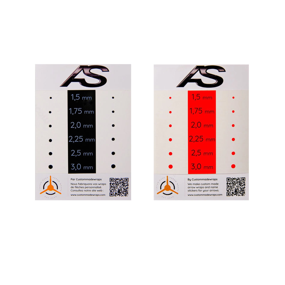 Arc Systeme Aiming Dots 2-Sided Sheet Black/Orange