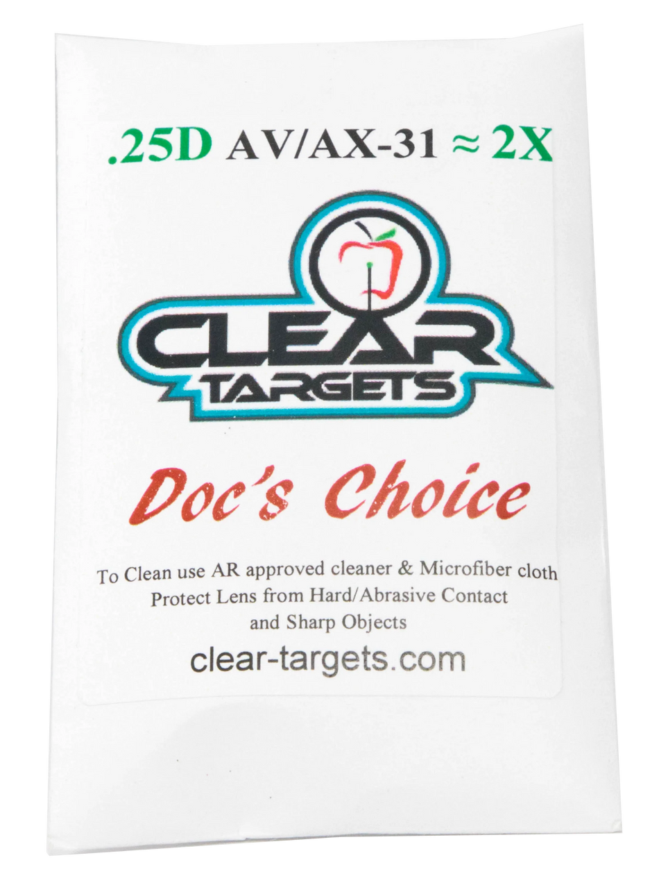 Axcel Clear Targets Doc's Choice Lenses