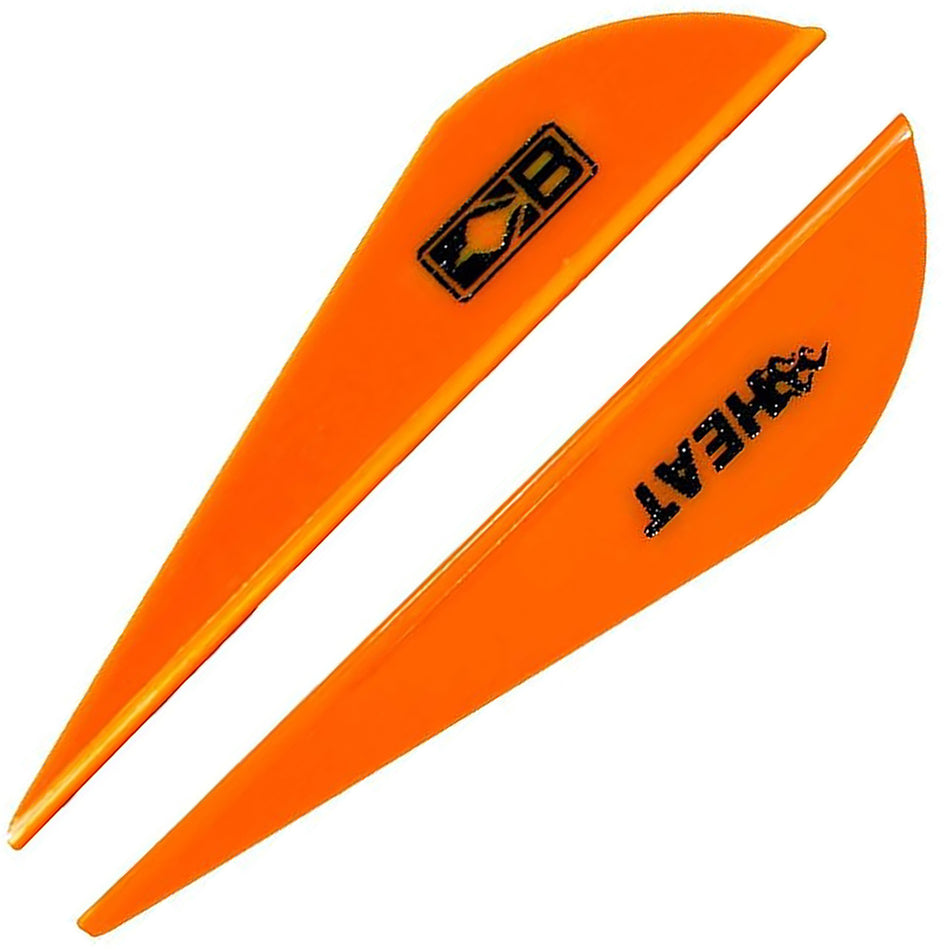 Bohning Heat Vanes Neon Orange 36 pk.