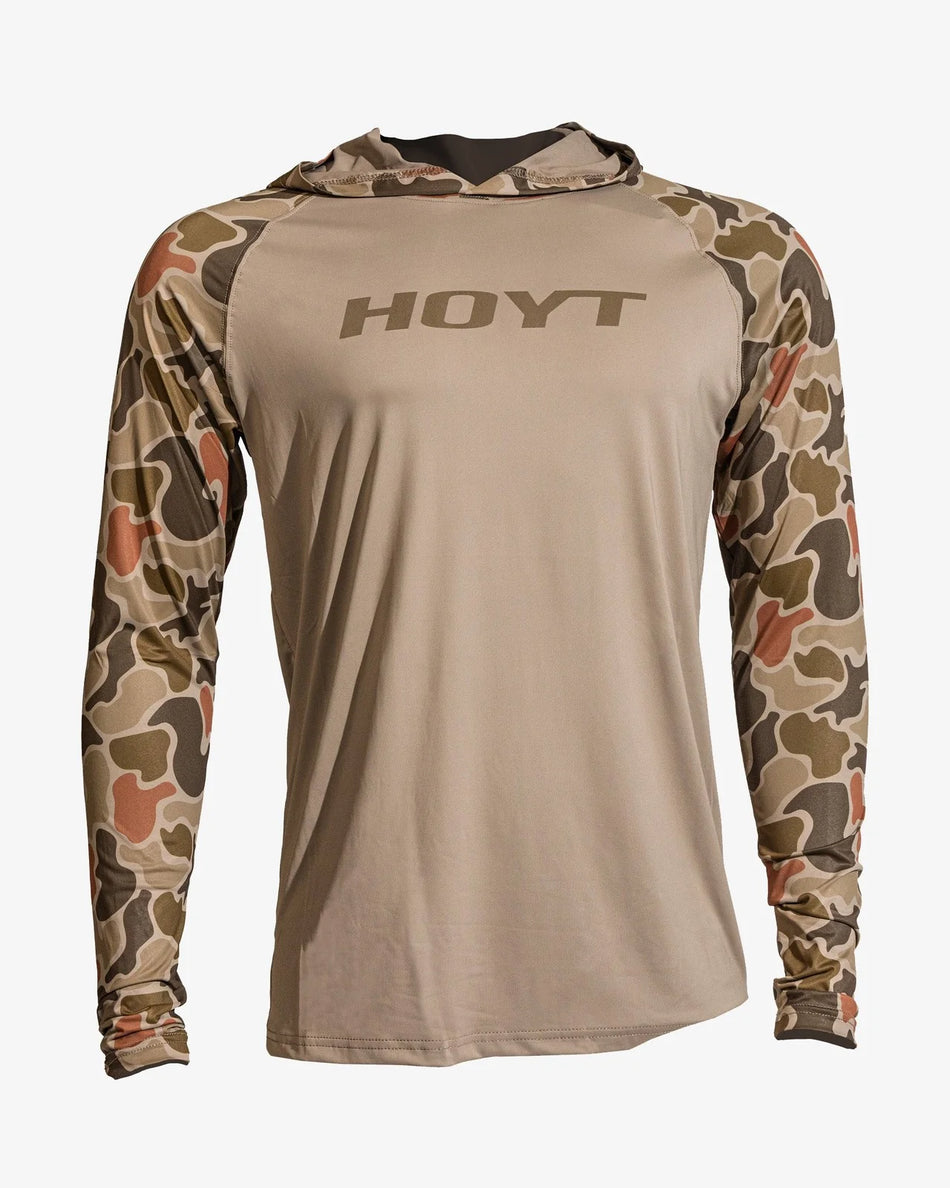 Hoyt Sun Shirt Hooded Long Sleeve - Duck Camo
