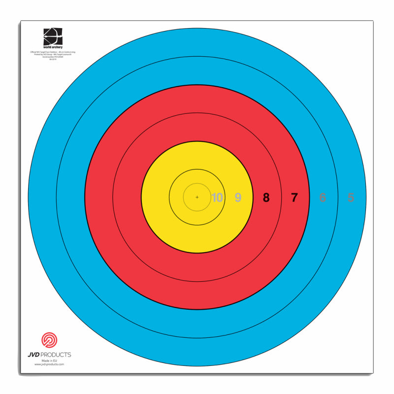 JVD Target Face Fita 80 cm - 6 ring
