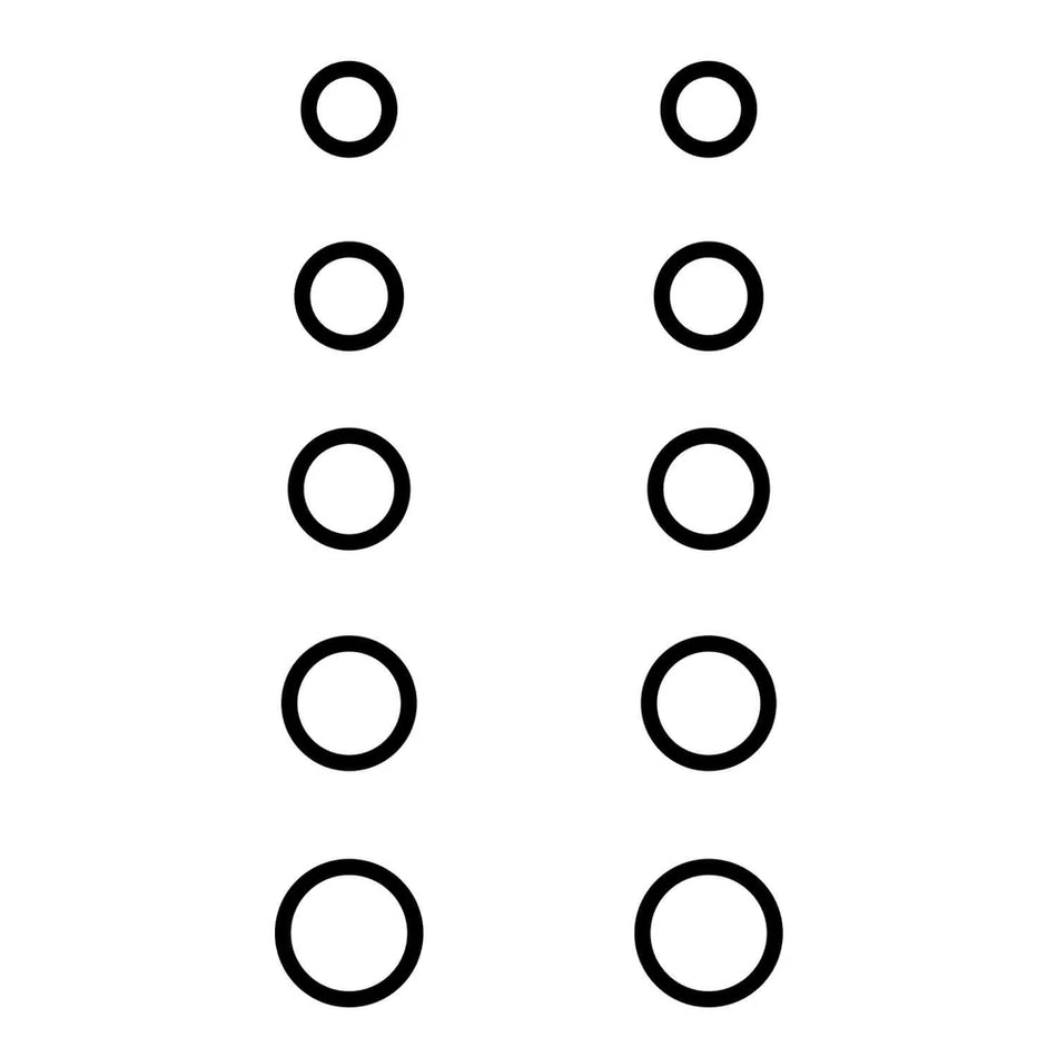 Gunstar Pro Series Rub-On Dots (Mini Circles)