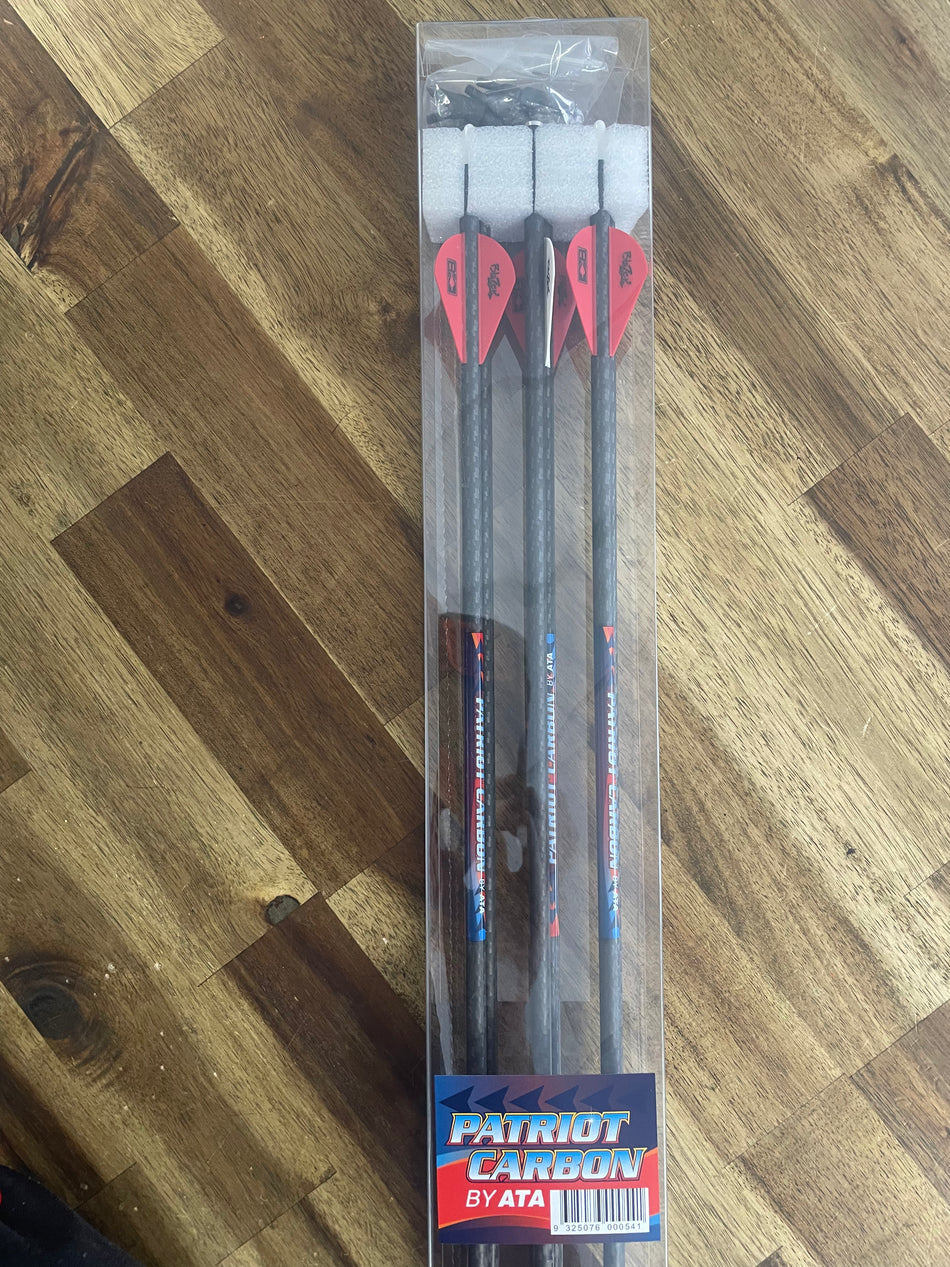 Patriot Arrow Black 2" BLAZER VANE (Red & White)