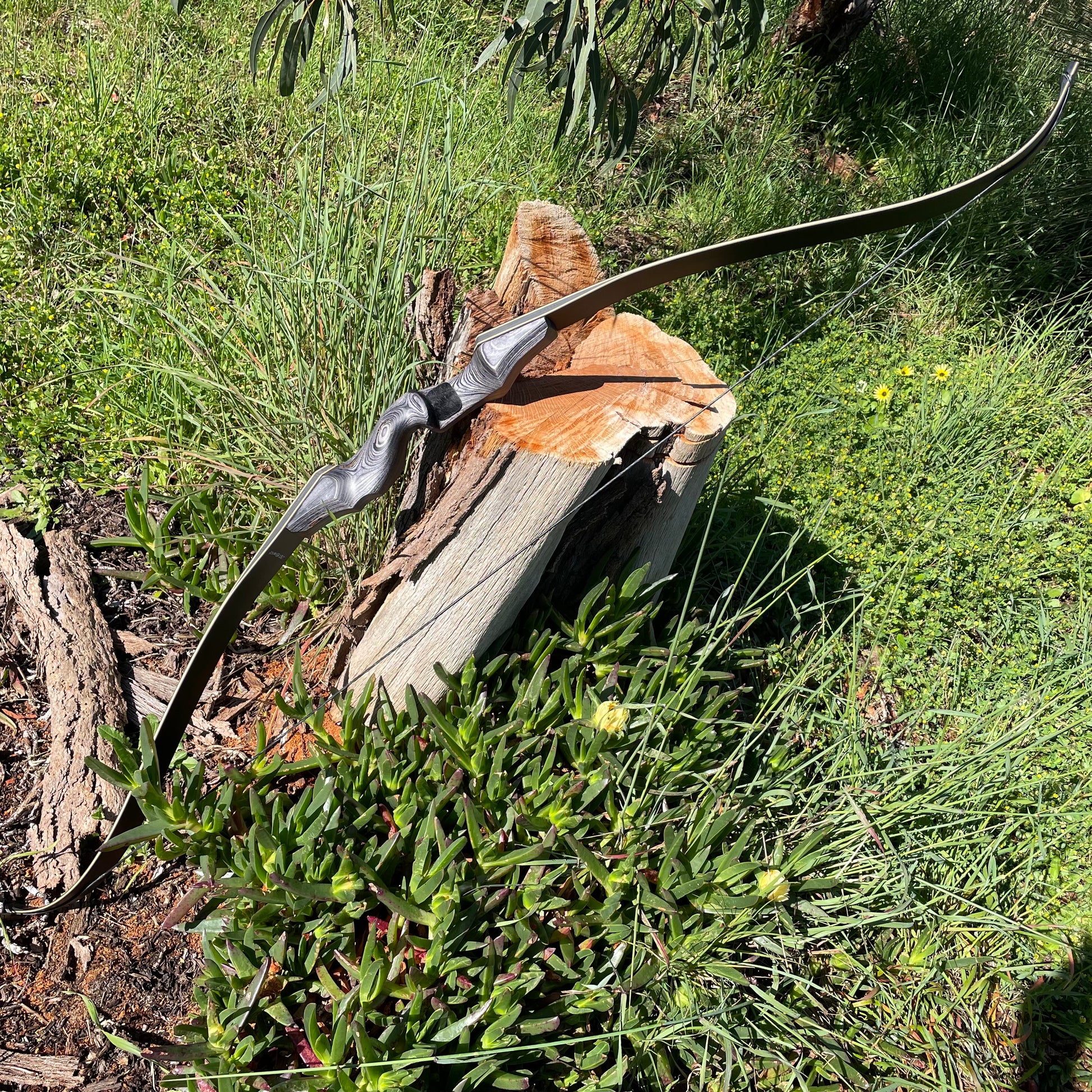 Black Hunter Recurve Takedown Bow Impact Point Archery