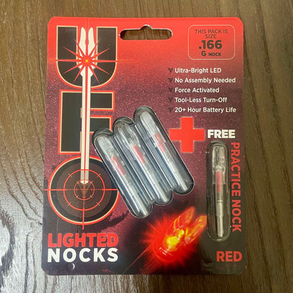 UFO Lighted Nock Red