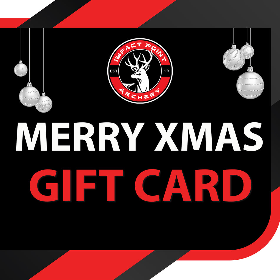 Impact Point Archery Gift Card Merry Christmas