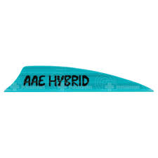 AAE Hybrid 2.0 Shield Cut Vanes Teal 50 pk.