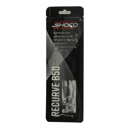 Shocq String Recurve B50 White 70" 12 strand