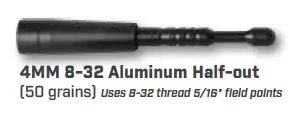 Easton 4mm Half Out Insert