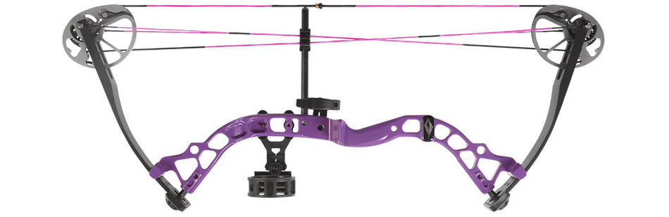 Diamond Atomic Bow Package Purple 12-24 in. 29 lbs. RH