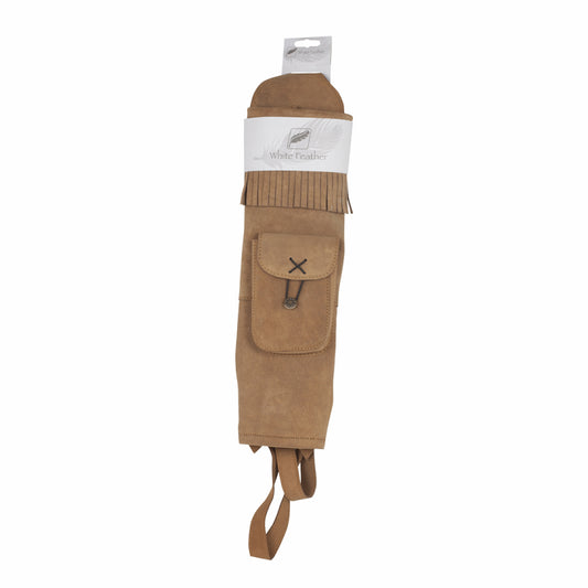 White Feather Traditional Water Brown Back Quiver