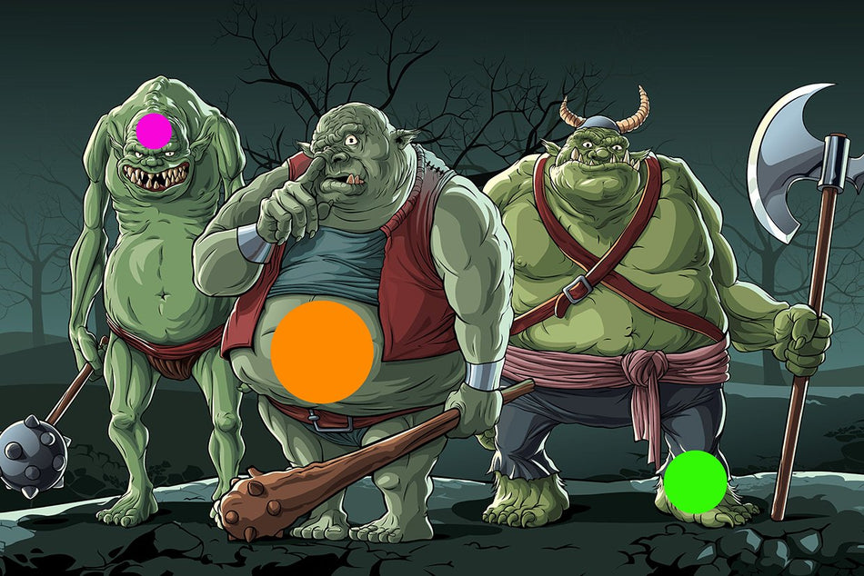 Orcs 1200 x 800 Fun Shoot Target